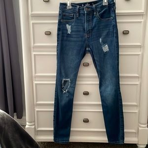 hollister high rise super skinny jean